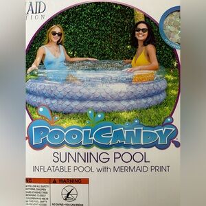 PoolCandy Sunning Pool with Mermaid Print outdoor pool